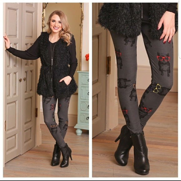 Girl's Best Friend Printed Leggings - Picture 2 of 2